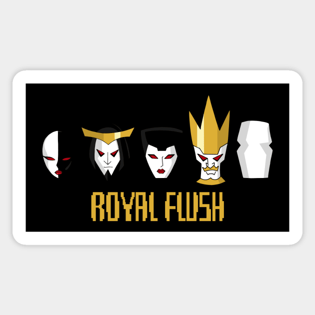 Royal Flush Sticker by ZPat Designs